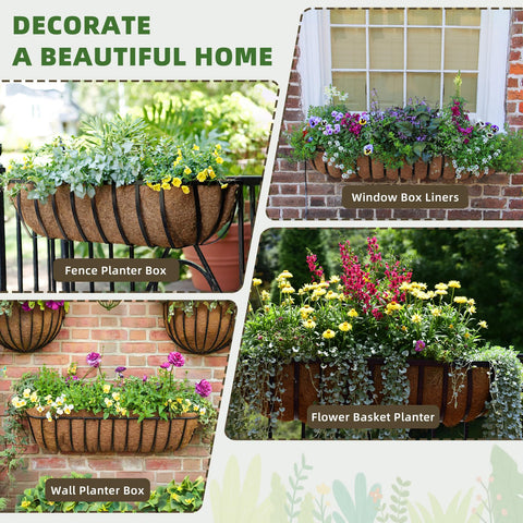 Fansile easy-to-shape liner fits a variety of pots.