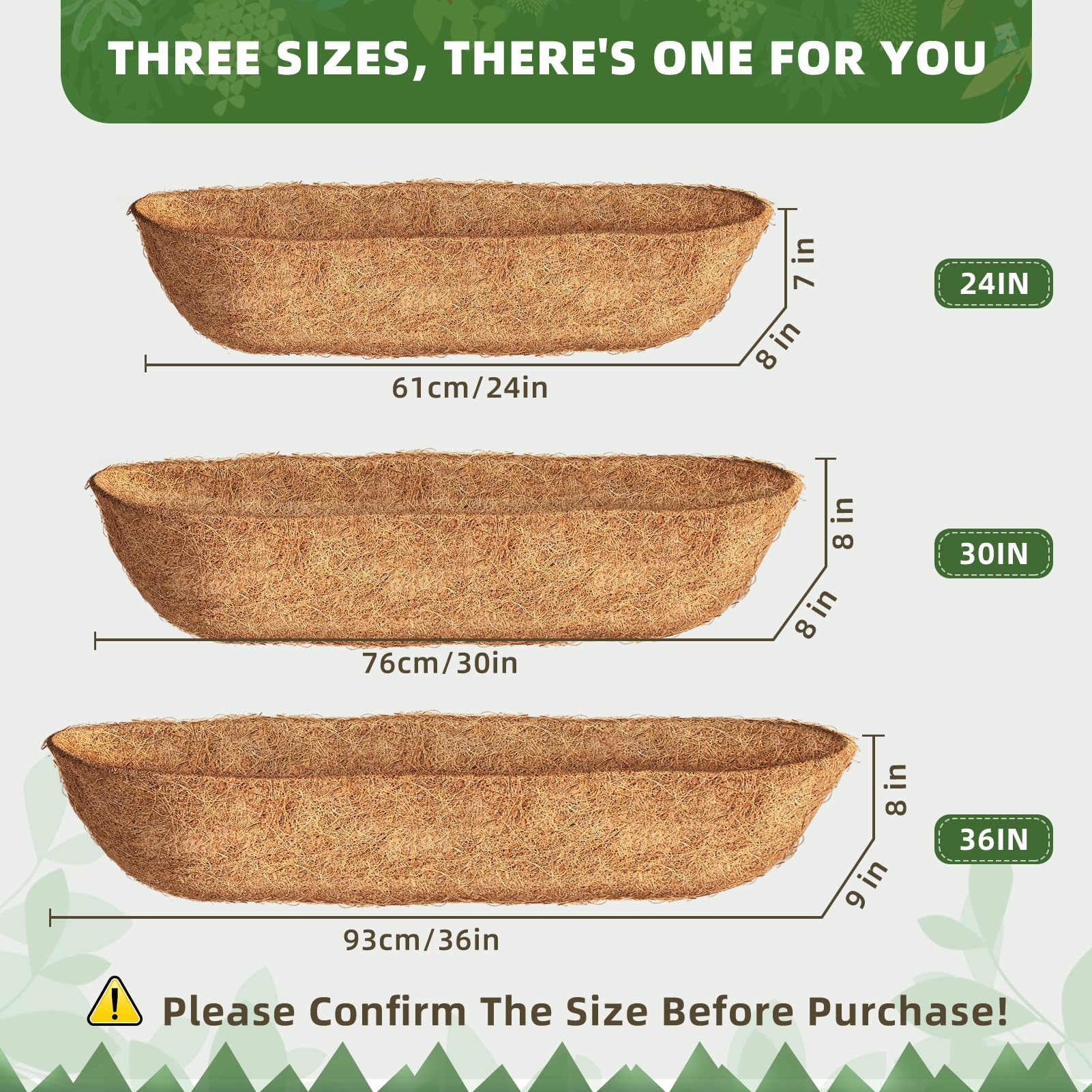Fansile window box and railing planter liner ideal for outdoor balcony gardens.