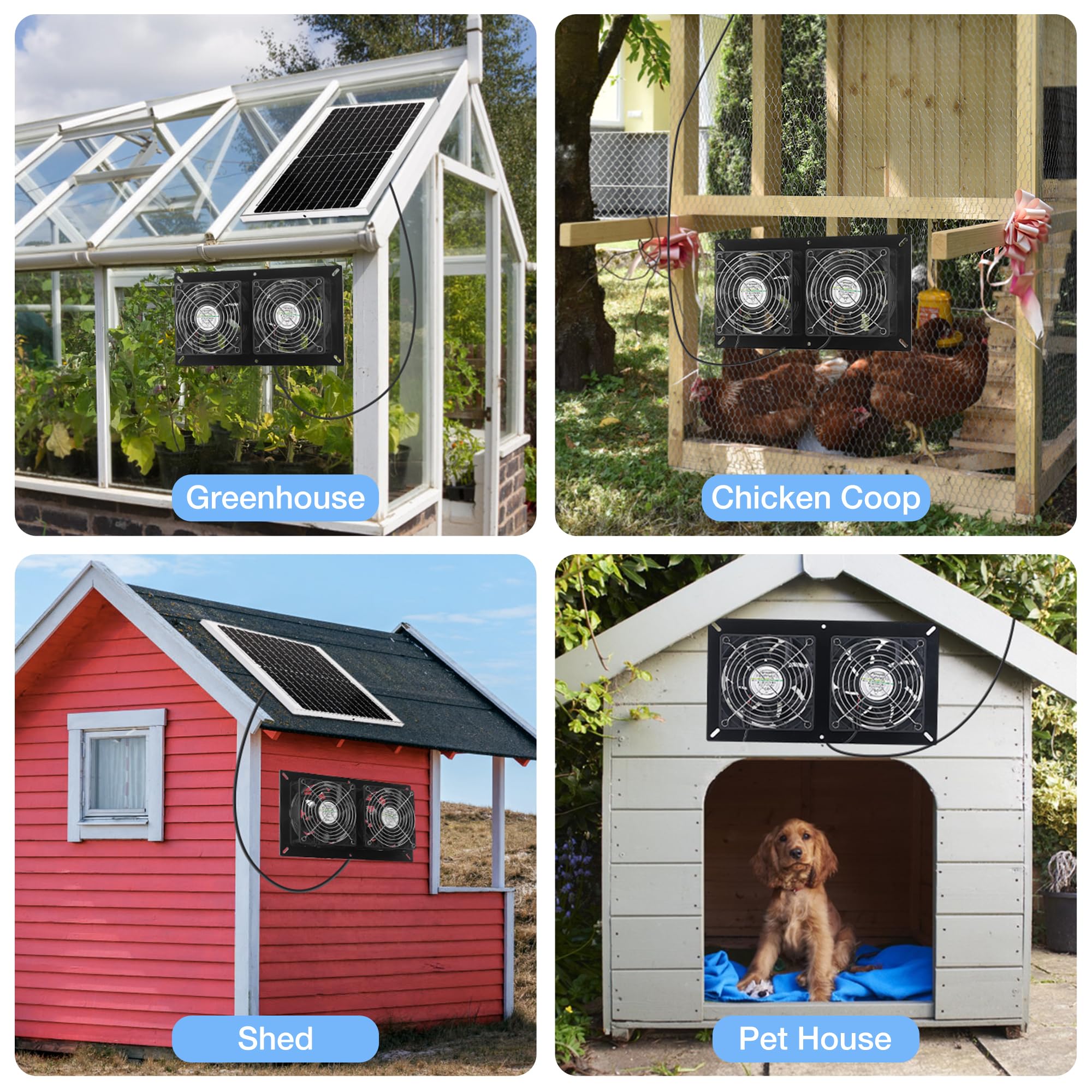 Fanspex Solar 2 Fan Kit durability in extreme temperatures for year round use