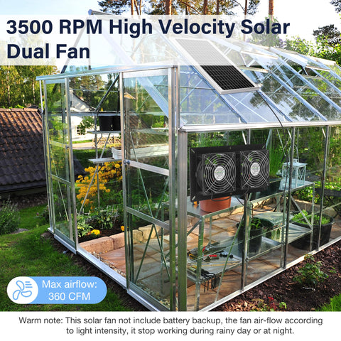 Fanspex Solar 2 Fan Kit installation kit for easy outdoor setup