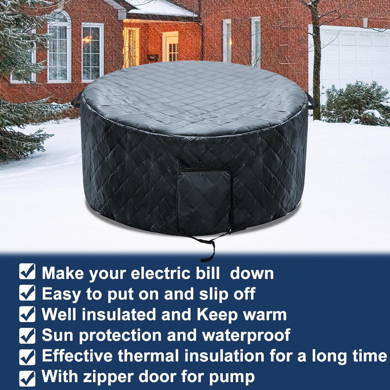 Fantang thick insulation with aluminum foil locks in warmth