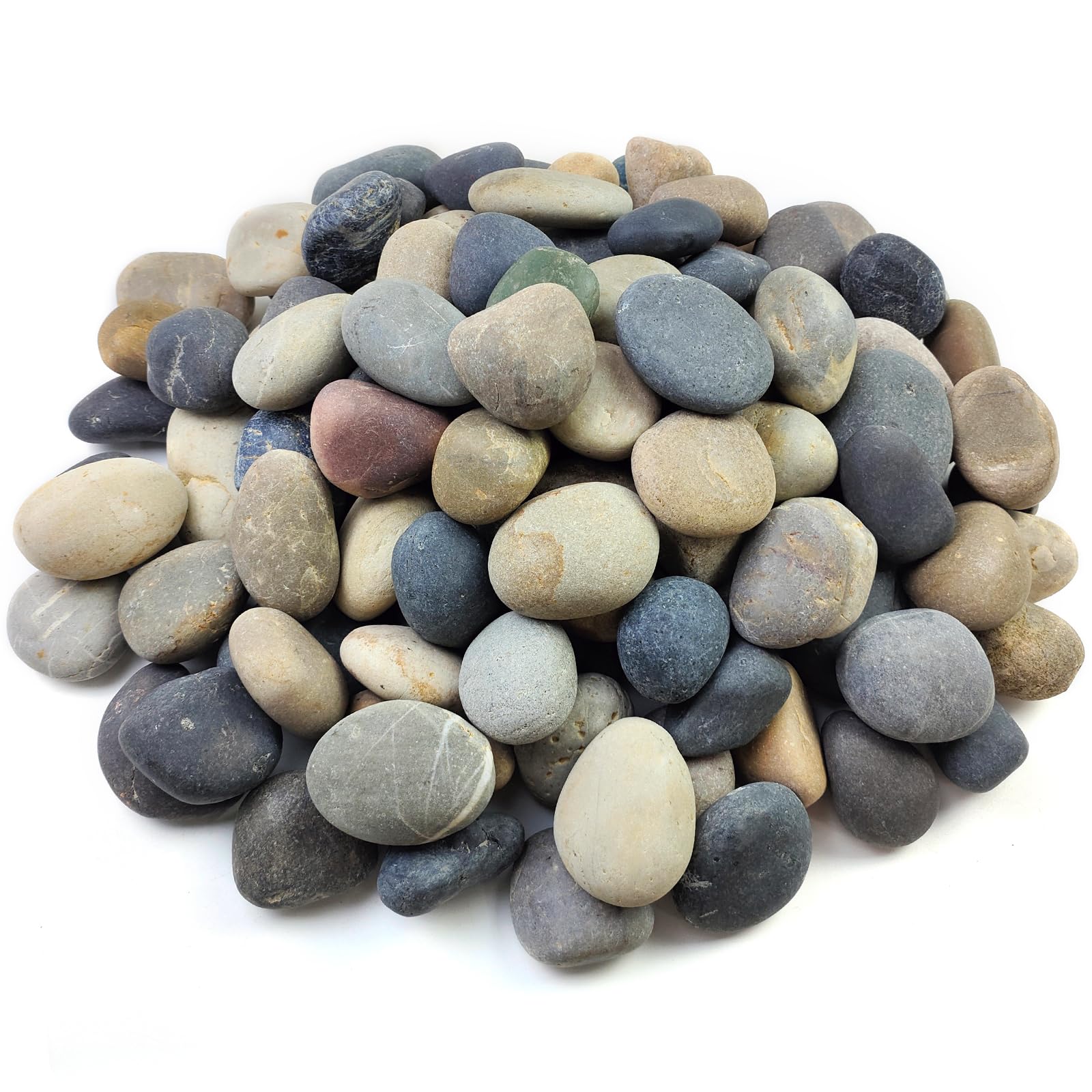 FANTIAN 40 lbs garden rocks in mixed colors for vibrant landscaping and pathways.