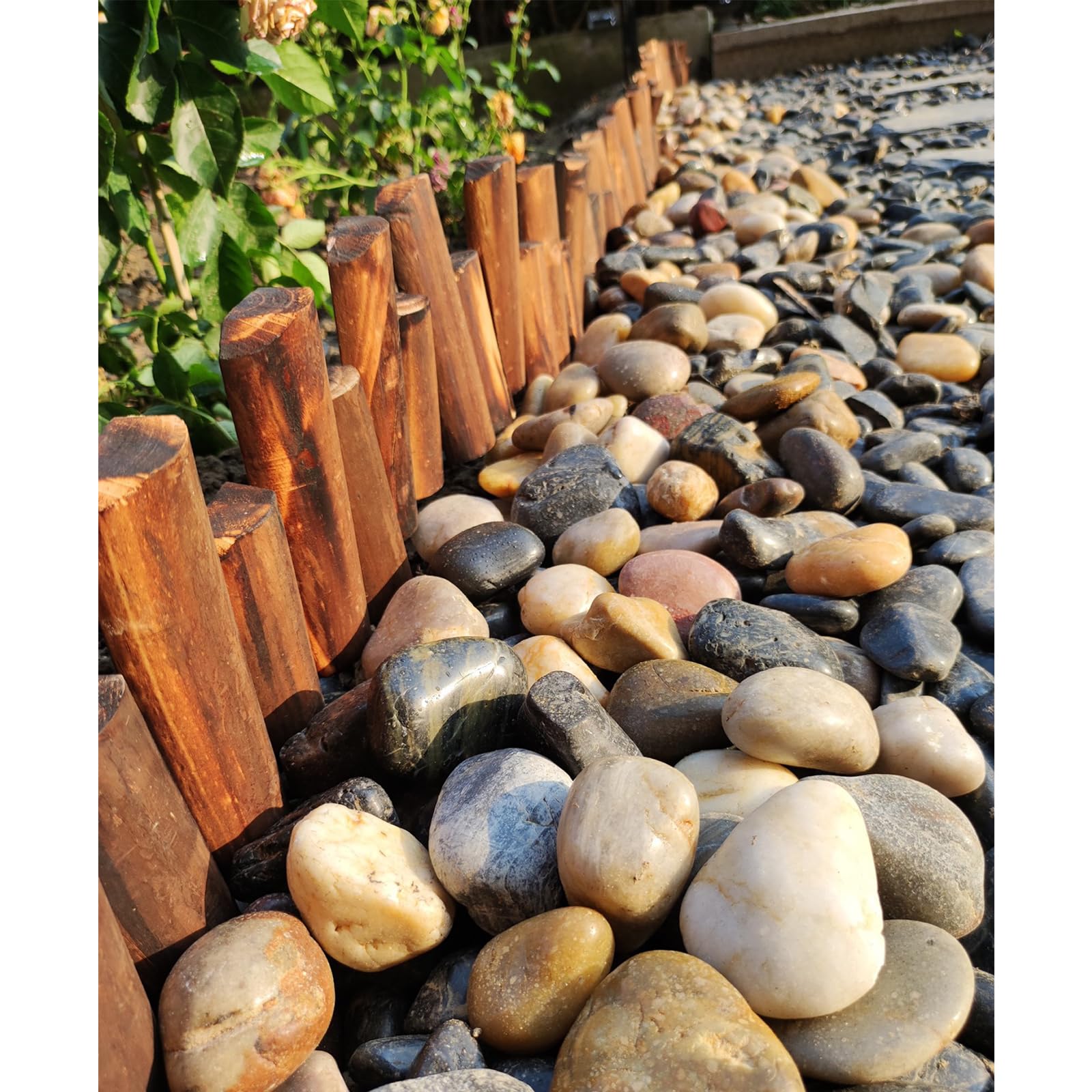 FANTIAN DIY decor pebbles suitable for walls, fireplaces, and creative crafts.