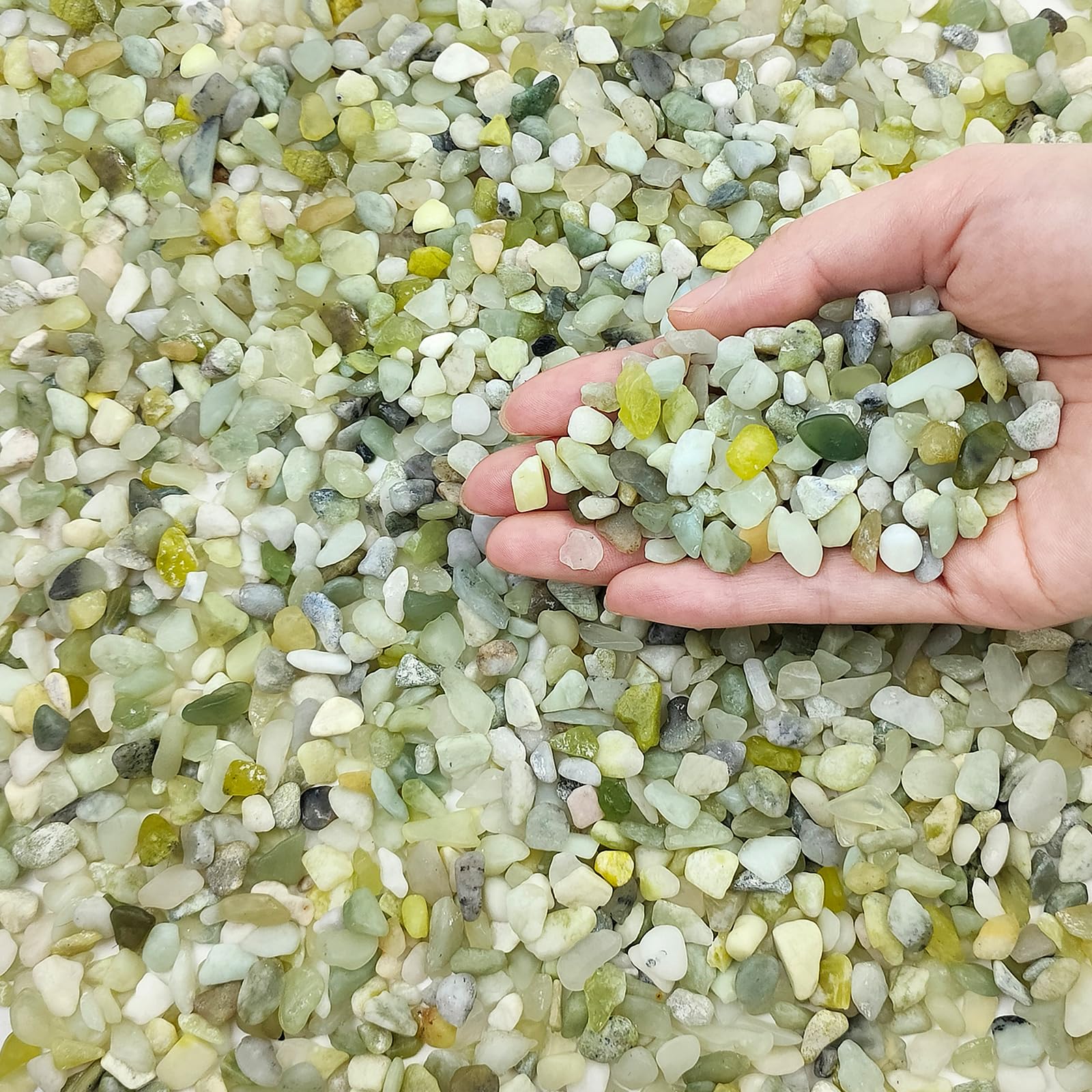 FANTIAN Jade Rocks 2lbs planters enhance drainage and decor