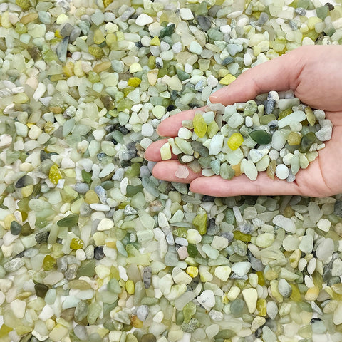 FANTIAN Jade Rocks 2lbs planters enhance drainage and decor