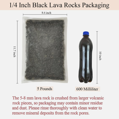 FANTIAN lava rock porous texture detail for improved soil moisture management.