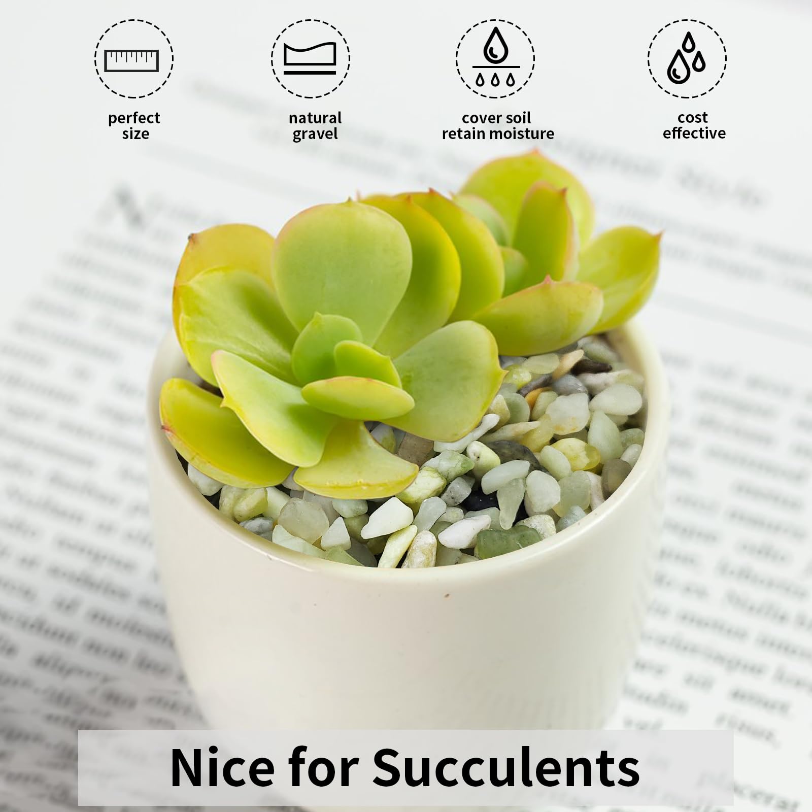 FANTIAN jade stones for outdoor landscaping and garden bed accents.