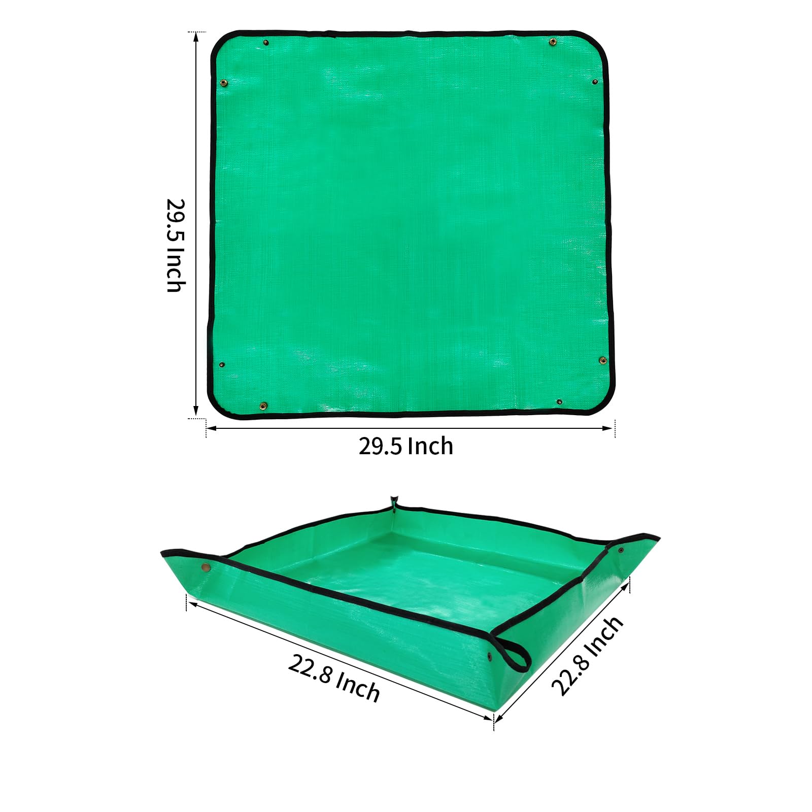 FANTIAN waterproof green potting mat ready for quick setup and cleanup after potting.