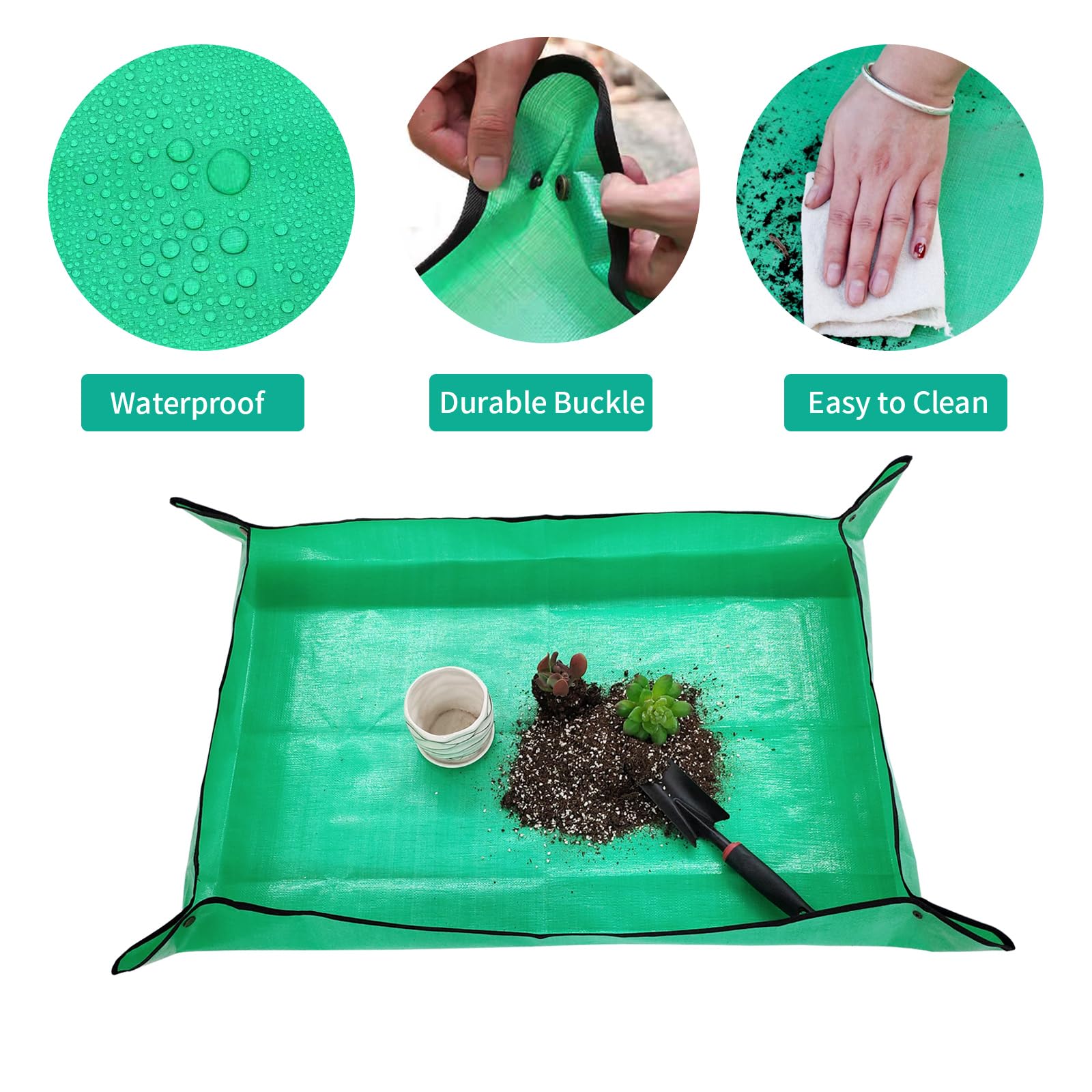 FANTIAN repotting mat with Velcro strap for quick tidy storage