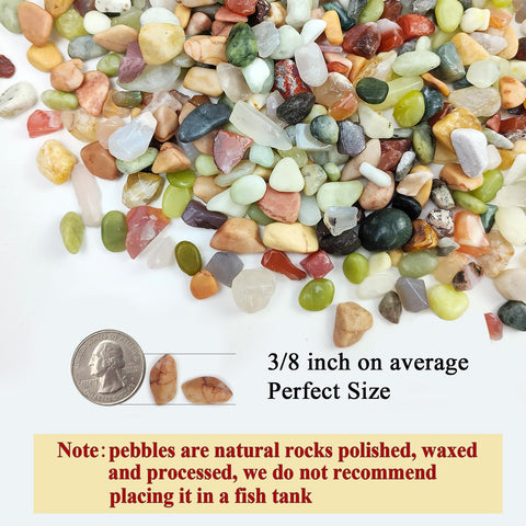 FANTIAN river rocks decorative pebbles for vases and bowls