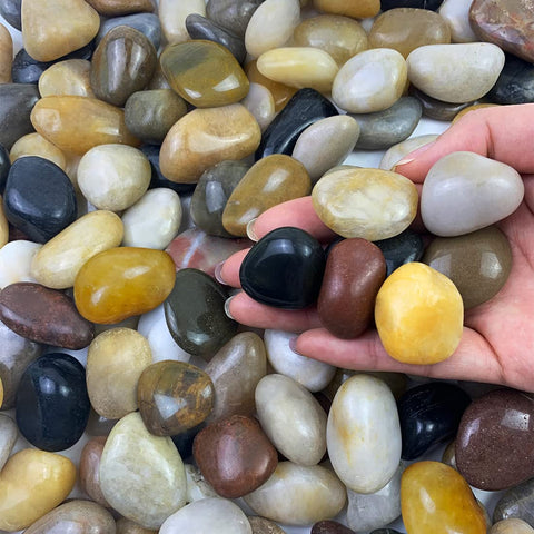 FANTIAN small pebbles for plants provide clean, decorative mulch for pots and beds.
