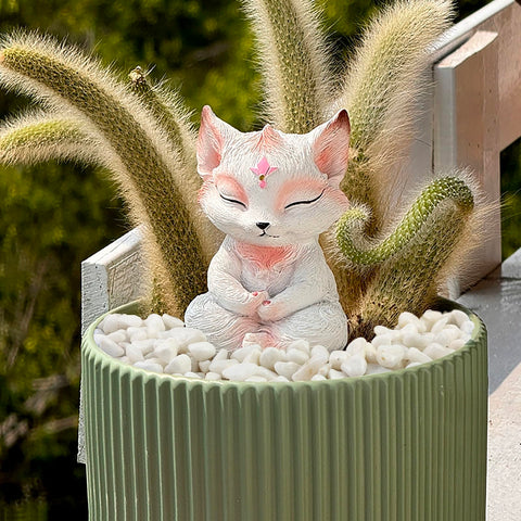 FANTIAN white pebbles brighten succulents and cactus displays.