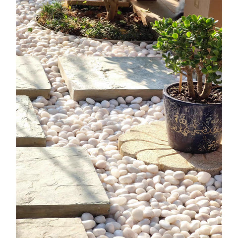 FANTIAN white rocks for DIY wall or fireplace decor projects.