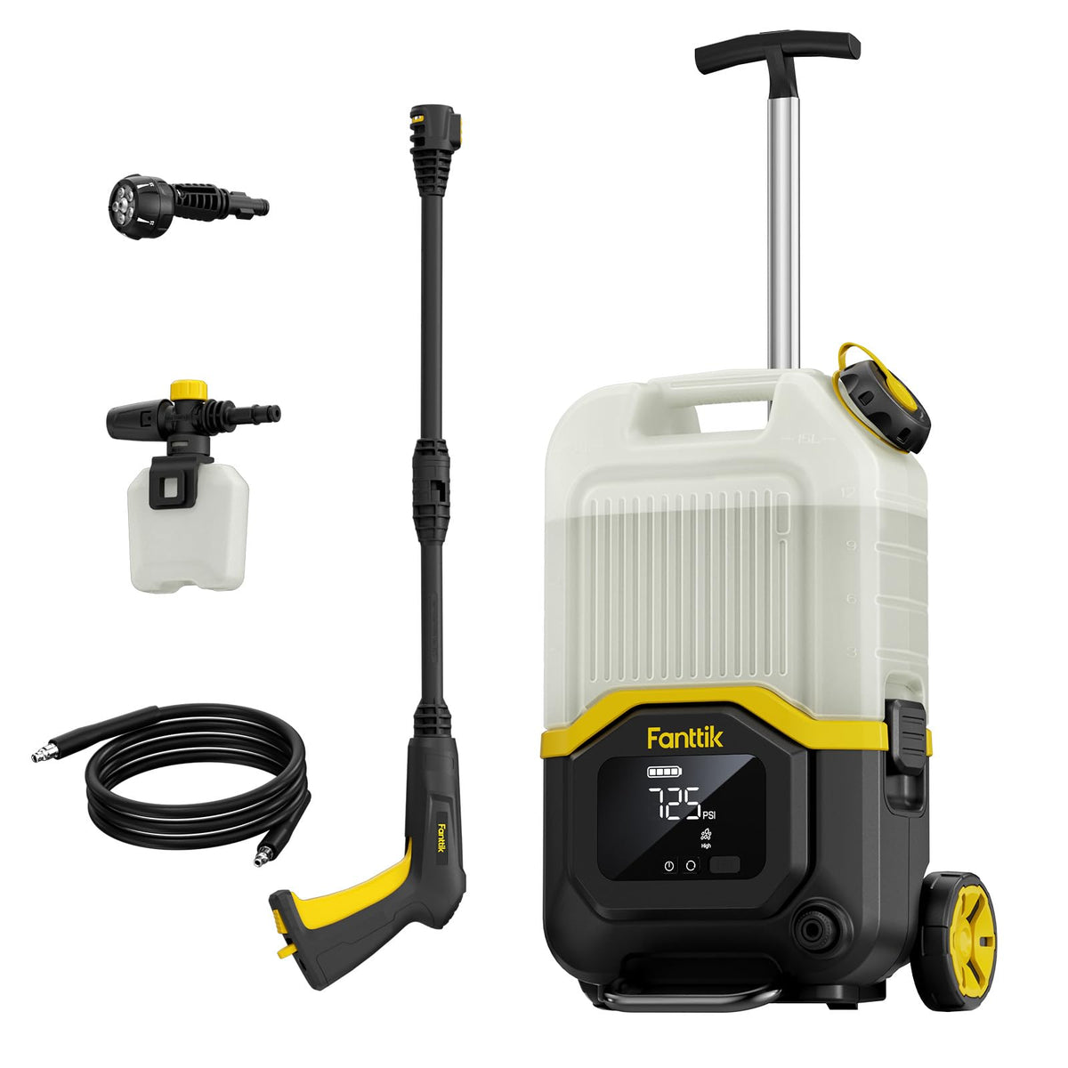 Fanttik NB8 Ultra cordless washer with extended battery life for mobile cleaning