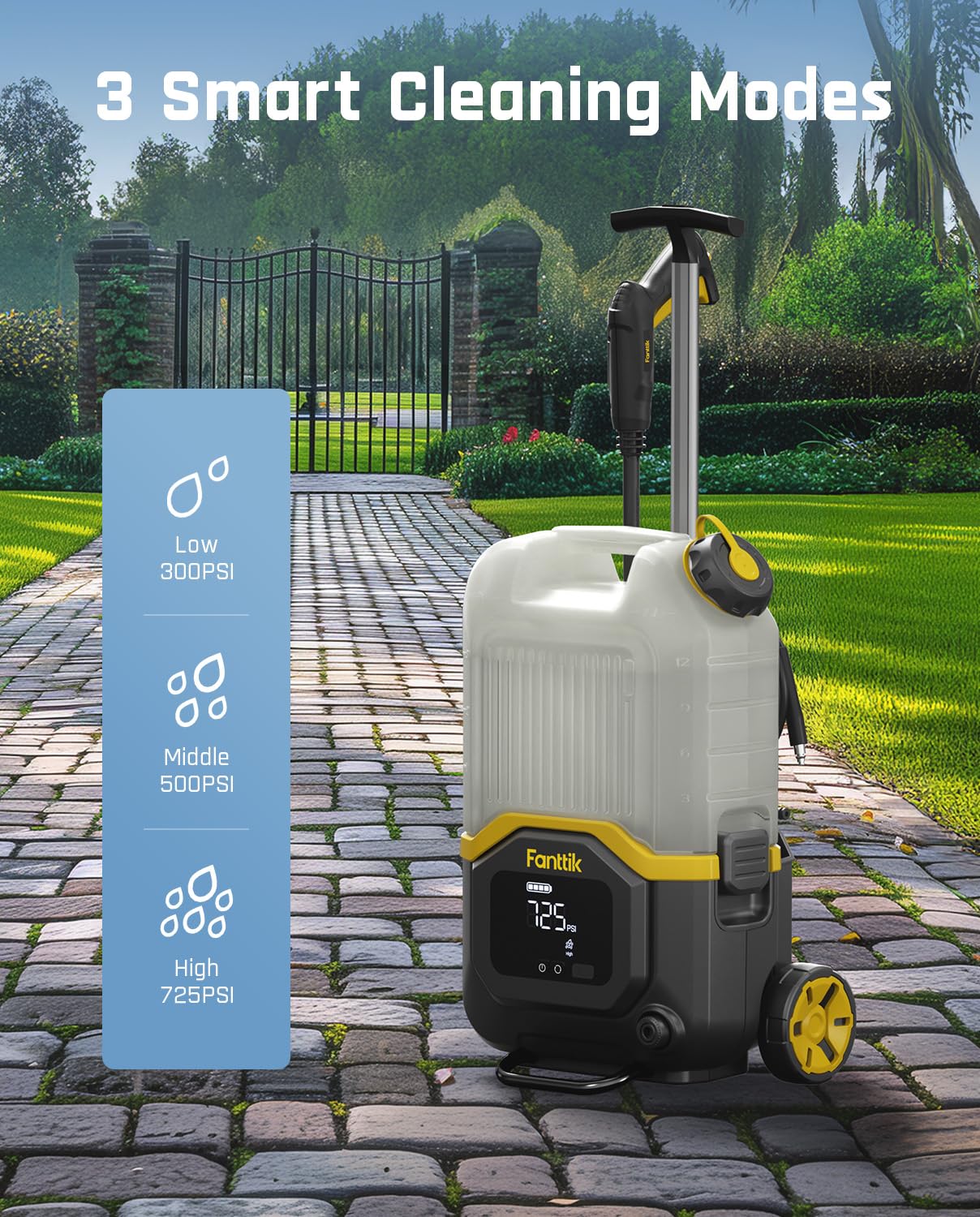 NB8 Ultra LED display providing real-time cleaning status