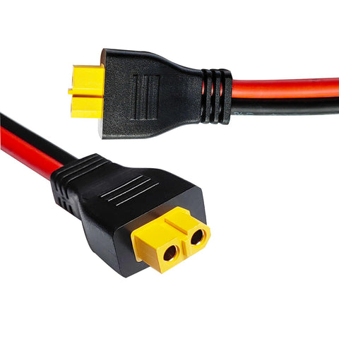 Faoyliye XT60 10AWG extension cable designed for high-current drone and solar use.