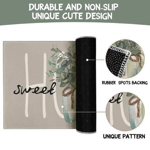 Faptoena versatile indoor-outdoor rug enhances decor and practicality.