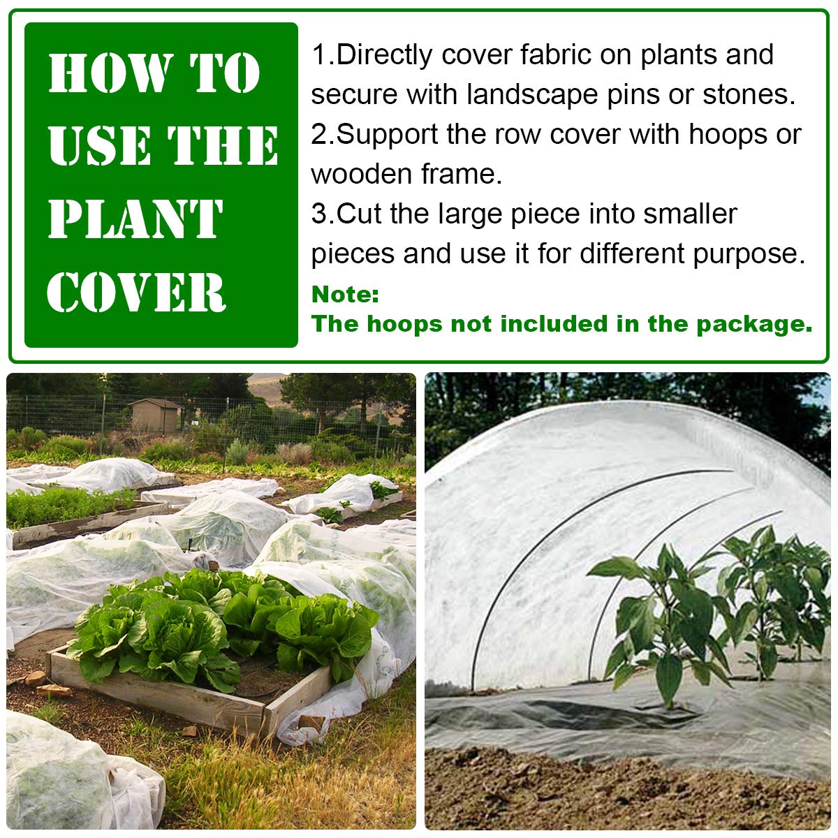 FARAER heavy-duty rectangle cover demonstrates durable winter protection.