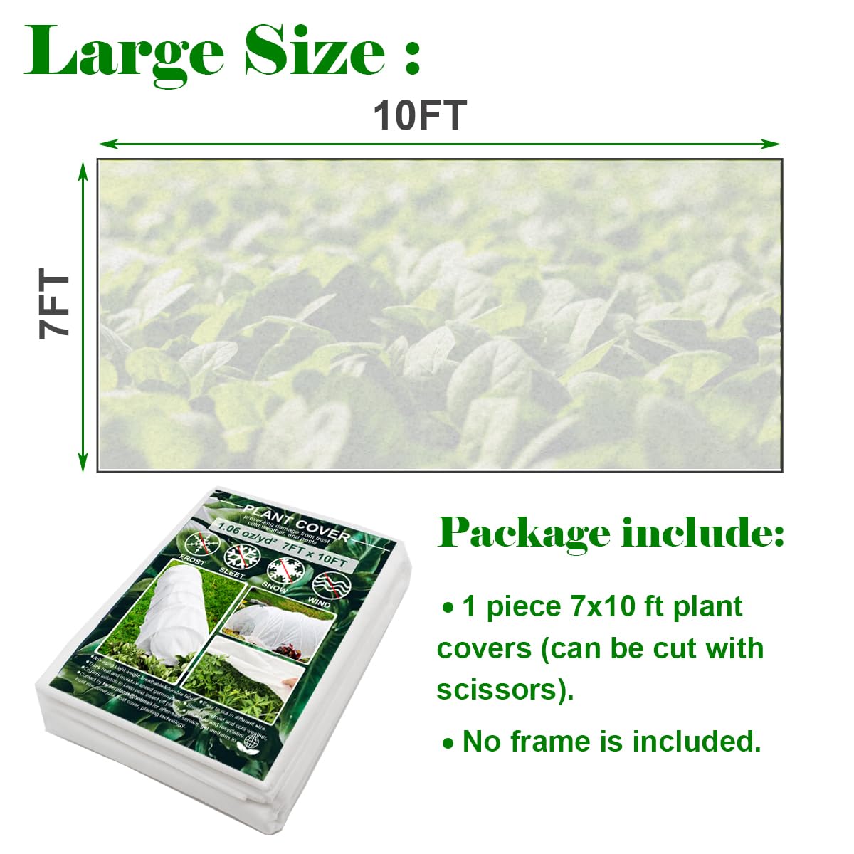 FARAER plant cover extends the growing season for strawberries and greens.