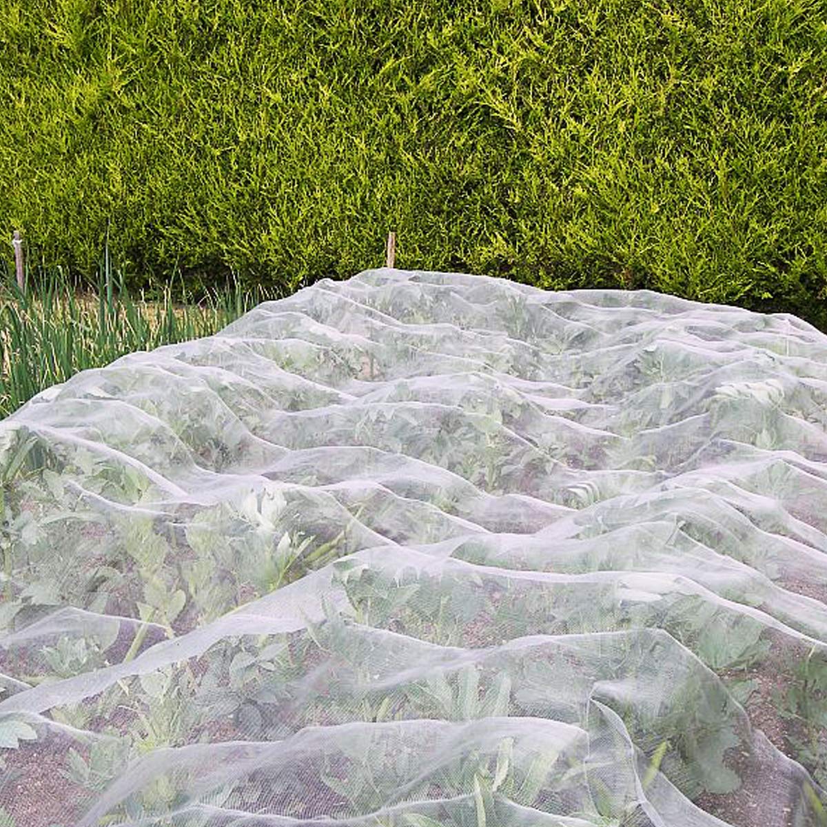 FARAER Reusable Garden Netting can be cut to size for variable layouts.