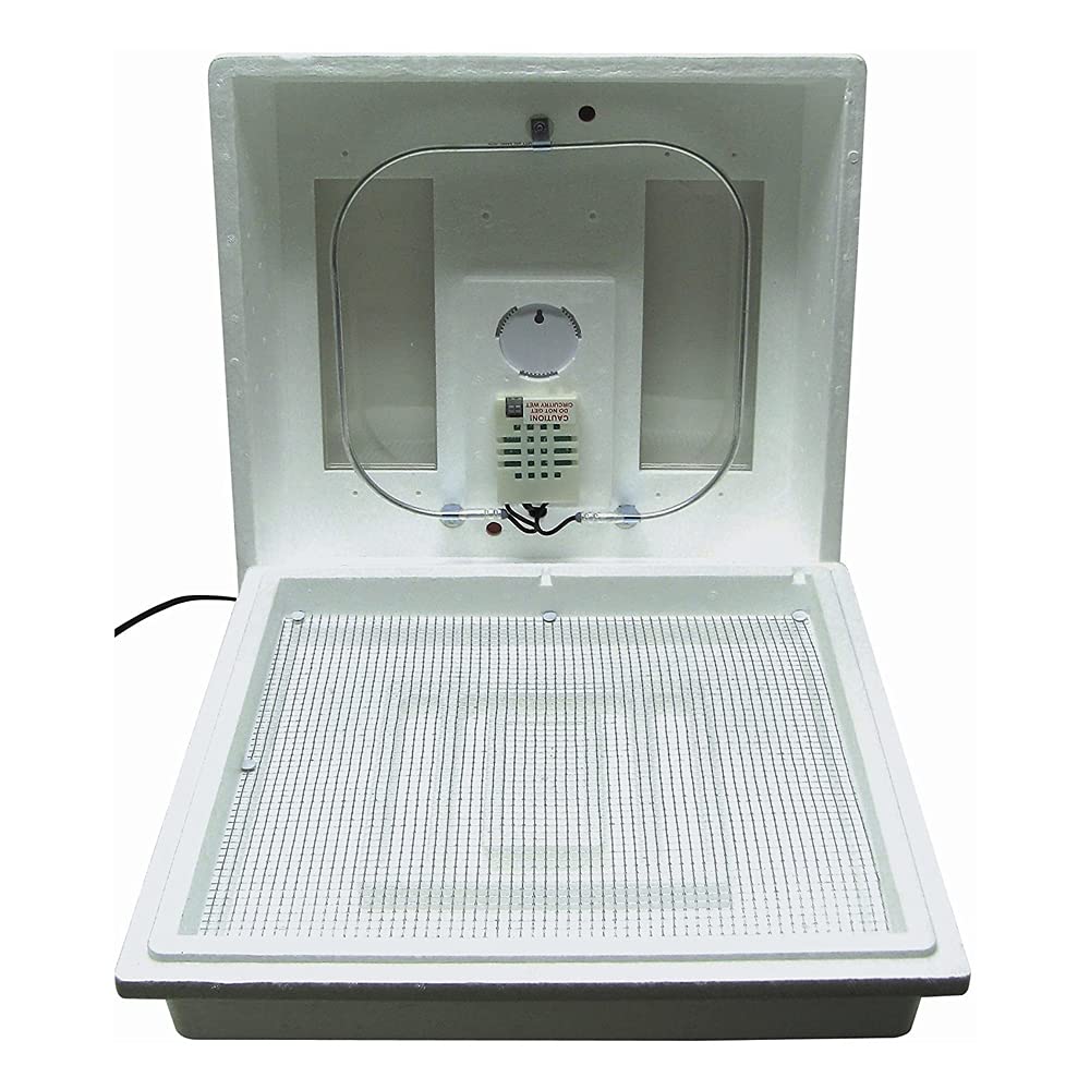 Farm Innovators 2100 still-air incubator with four-dozen egg capacity