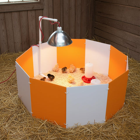 Farm Innovators 3700 durable plastic panels resist wear and are washable.