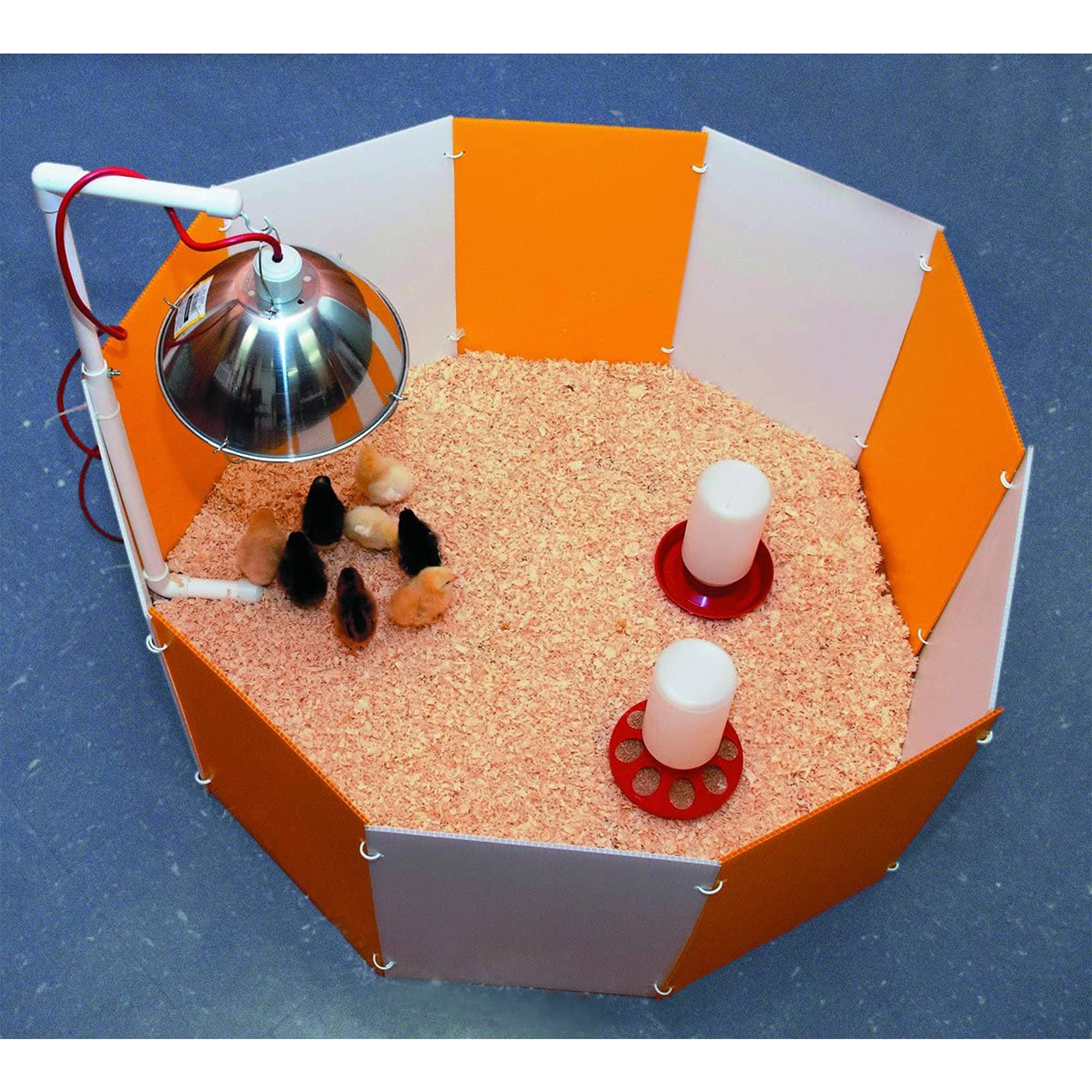 Farm Innovators 3700 game bird use-ready chick housing.