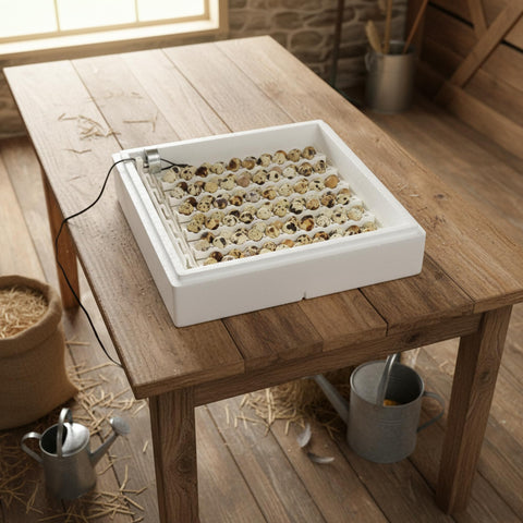 Farm Innovators egg-turner installation steps, clear guide for quick setup.