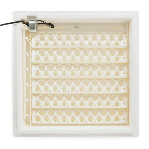 Farm Innovators hatchery-setup-boost, reliable rails support steady egg care.