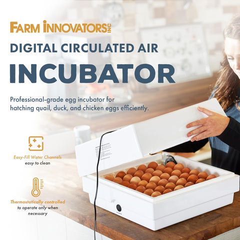 Farm Innovators Model 2450 Pro Series auto egg-turner simplifies hatch care