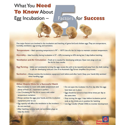 Farm Innovators Model 2450 Pro Series deep bottom tray fits larger eggs