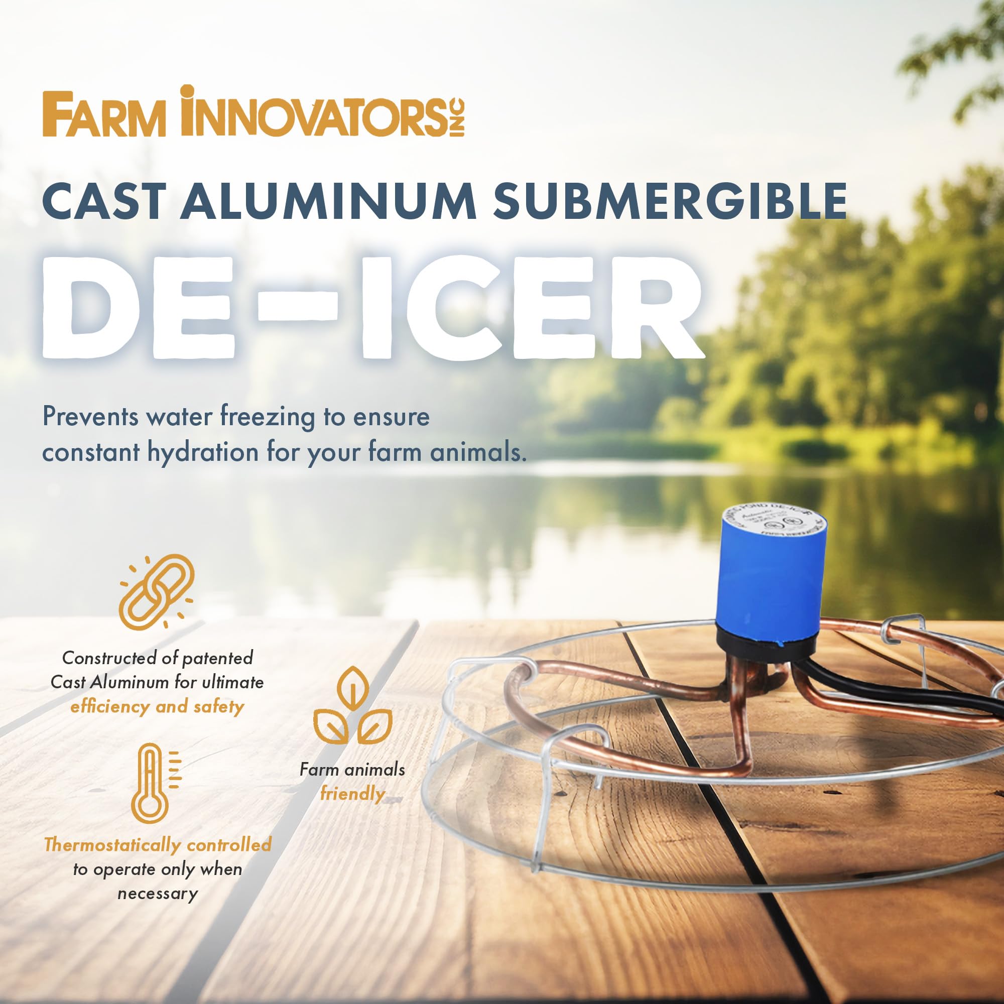 Farm Innovators self-regulating thermostat activates heat as needed
