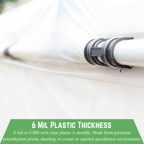 Farm Plastic Supply 25x40 greenhouse film roll; easy setup and installation.