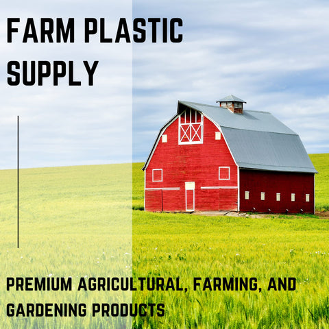 Farm Plastic Supply heavy-duty greenhouse film; withstands wind and rain.