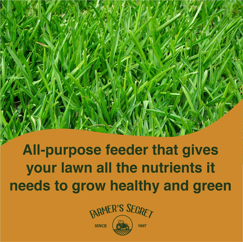 Farmer's Secret Lawn Booster all-types-lawns confirms compatibility with every yard.
