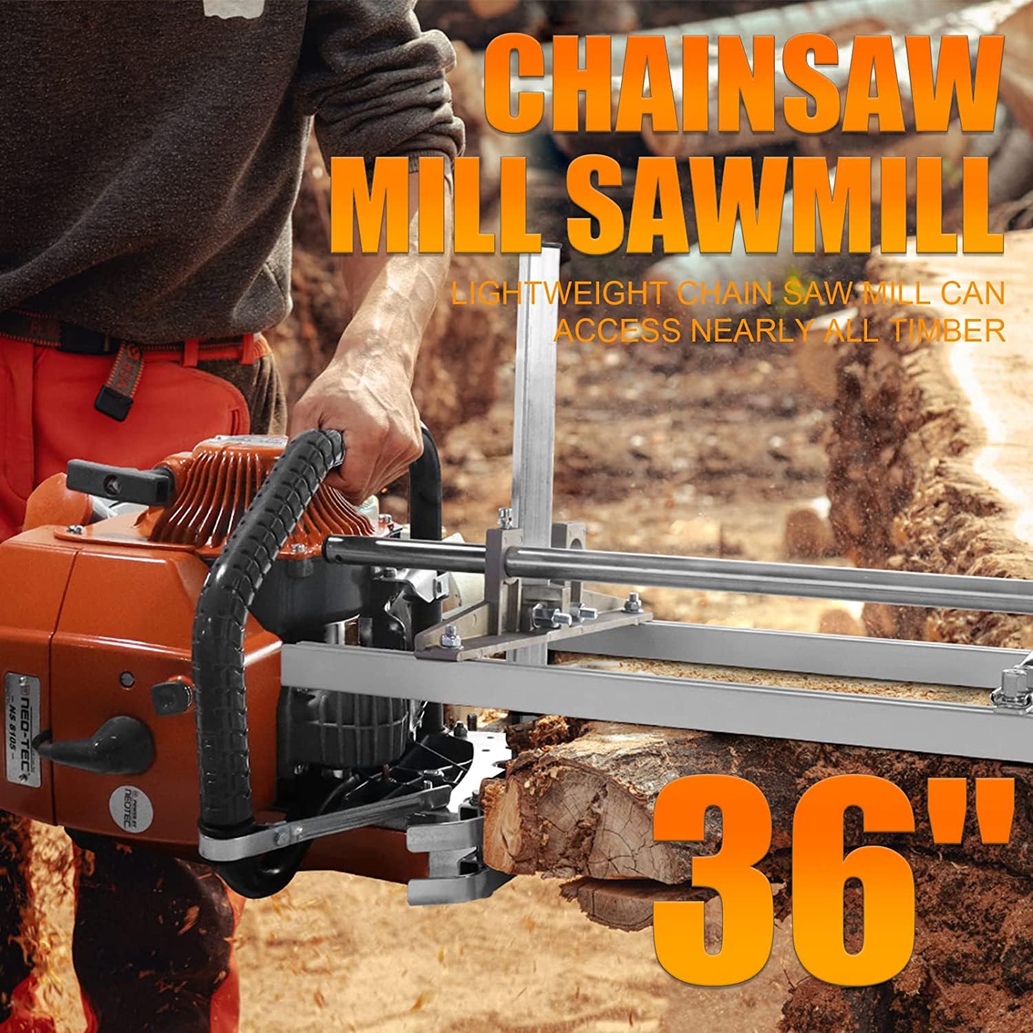 FARMMAC chainsaw mill uses high-quality materials for durable performance.