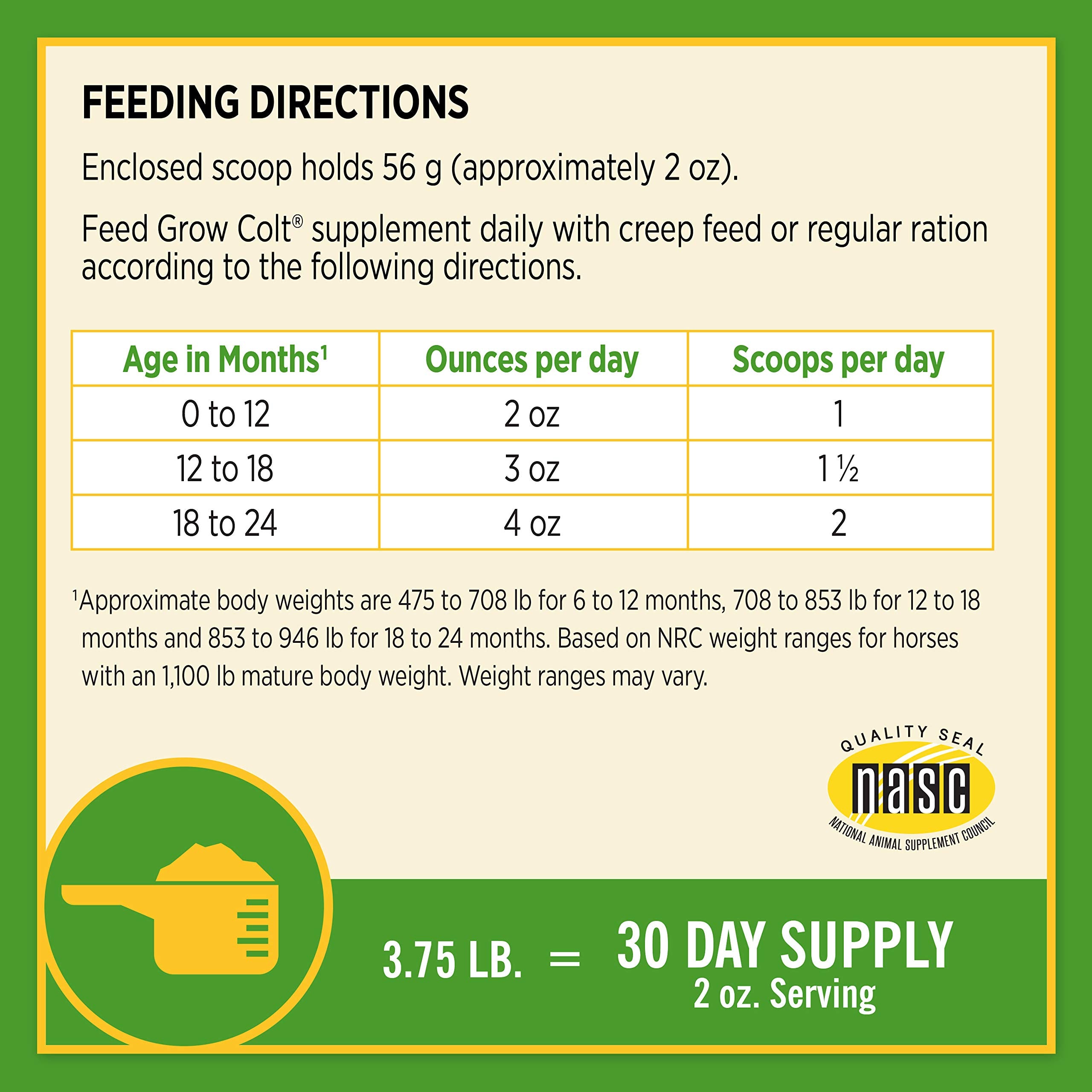 Farnam Grow Colt easy to feed pellets simplifying foal feeding