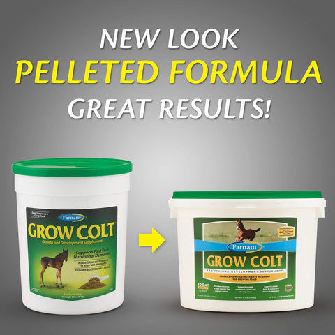 Farnam Grow Colt shown with creep feed for suckling foals