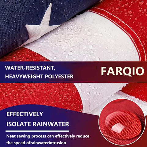 FARQIO triple-stitching closeup demonstrates reinforced seams for extreme weather