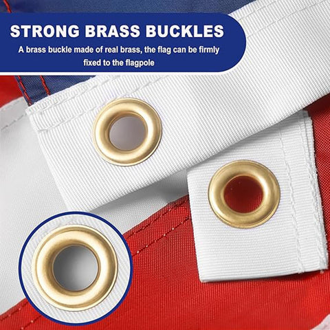 FARQIO US flag 600D fabric emphasizes durability for harsh weather.