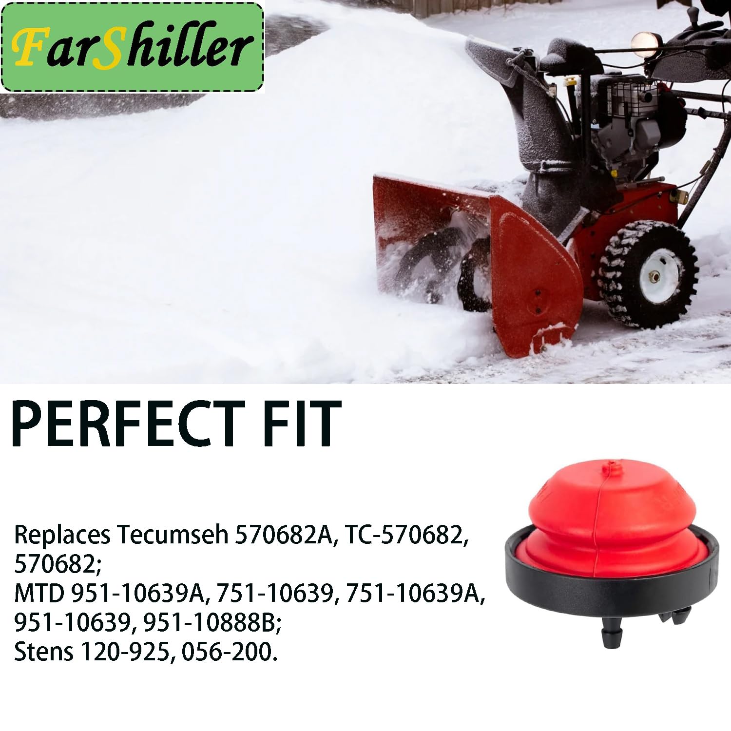 FarShiller durable fuel line material resists cracking in cold weather.