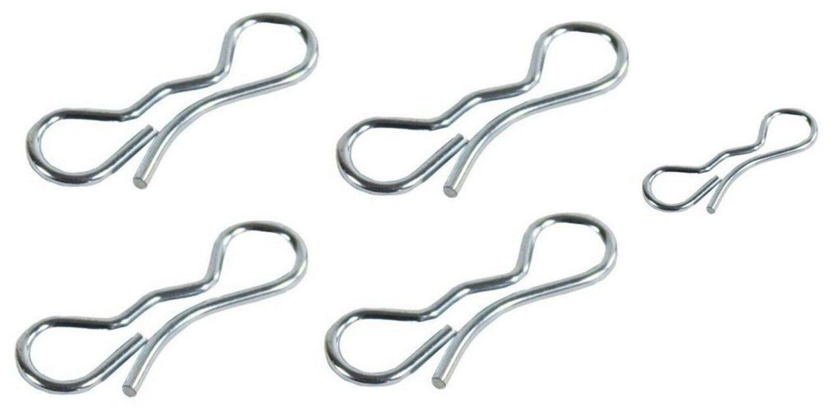 Fascinatte bow-tie lock cotter pin 7-16 inch secures mower deck clips for Craftsman, Sears, Husqvarna.