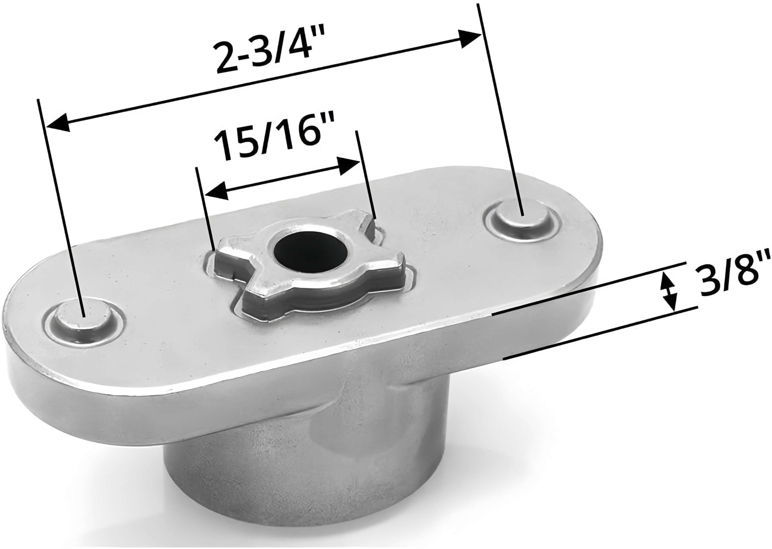 Compatibility chart highlighting supported mower models for Fascinatte adapter.