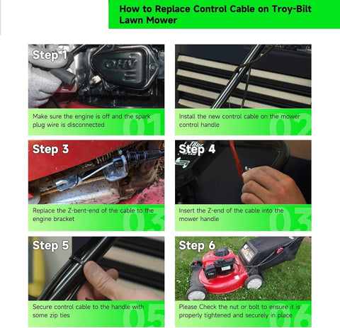 Fascinatte compatible with Craftsman and Troy-Bilt models for quick replacement.