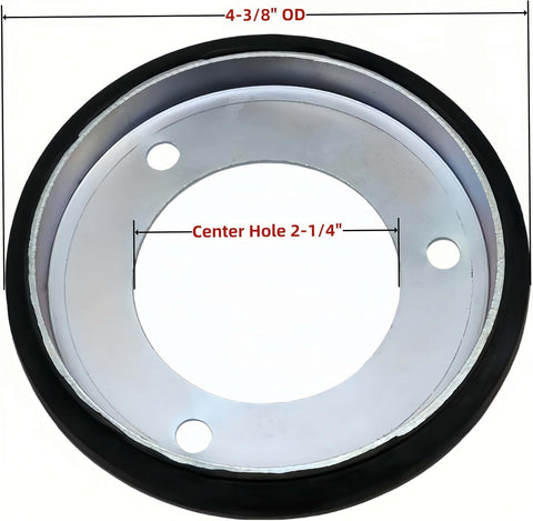 Fascinatte friction disc installed on a 21-inch self-propelled mower for smoother operation.