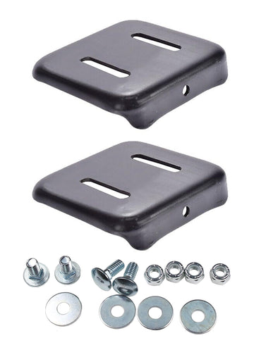 Fascinatte height-adjuster skid shoes 2pcs improve ground clearance for smoother snow removal.