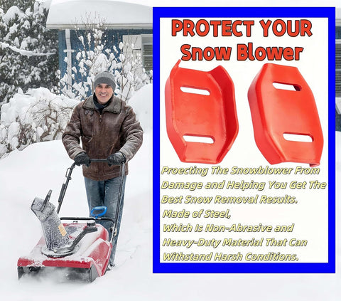 Fascinatte skid plates protect the underside on rocky terrain during snow clearing.