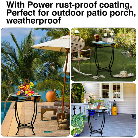 Fashion&cool anti-rust coated tabletop maintained in all weather conditions.