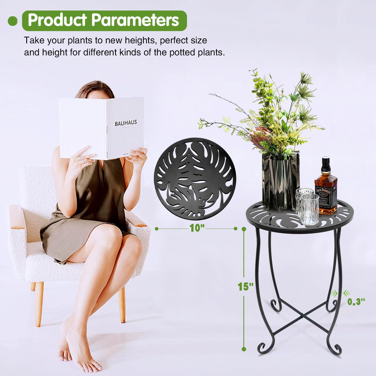 Fashion&cool easy three-step assembly with included wrench