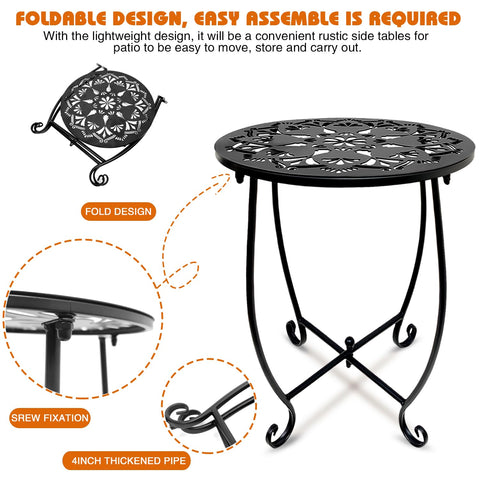 Fashion&cool lightweight end table easy to move and reposition